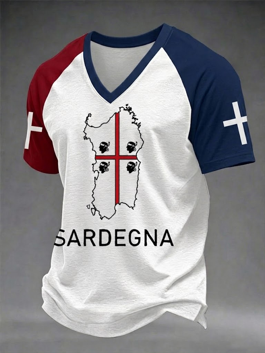 Men's Sardegna V-neck T-shirt