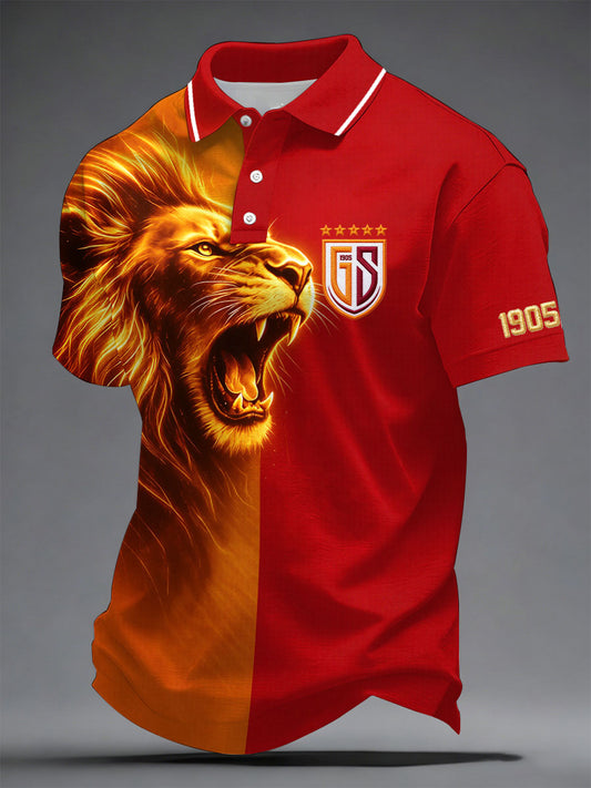 Men's Turkey Football Print Casual T-Shirt