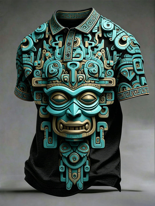 Men's Aztec Mask Tops