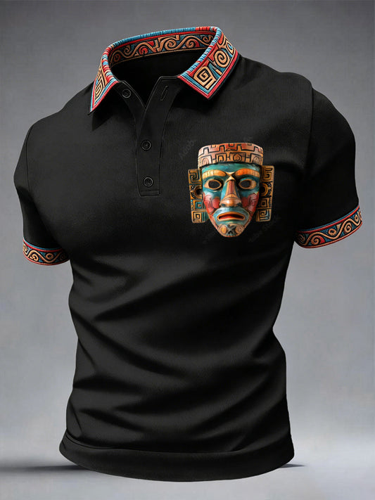 Men's Aztec Mask Tops