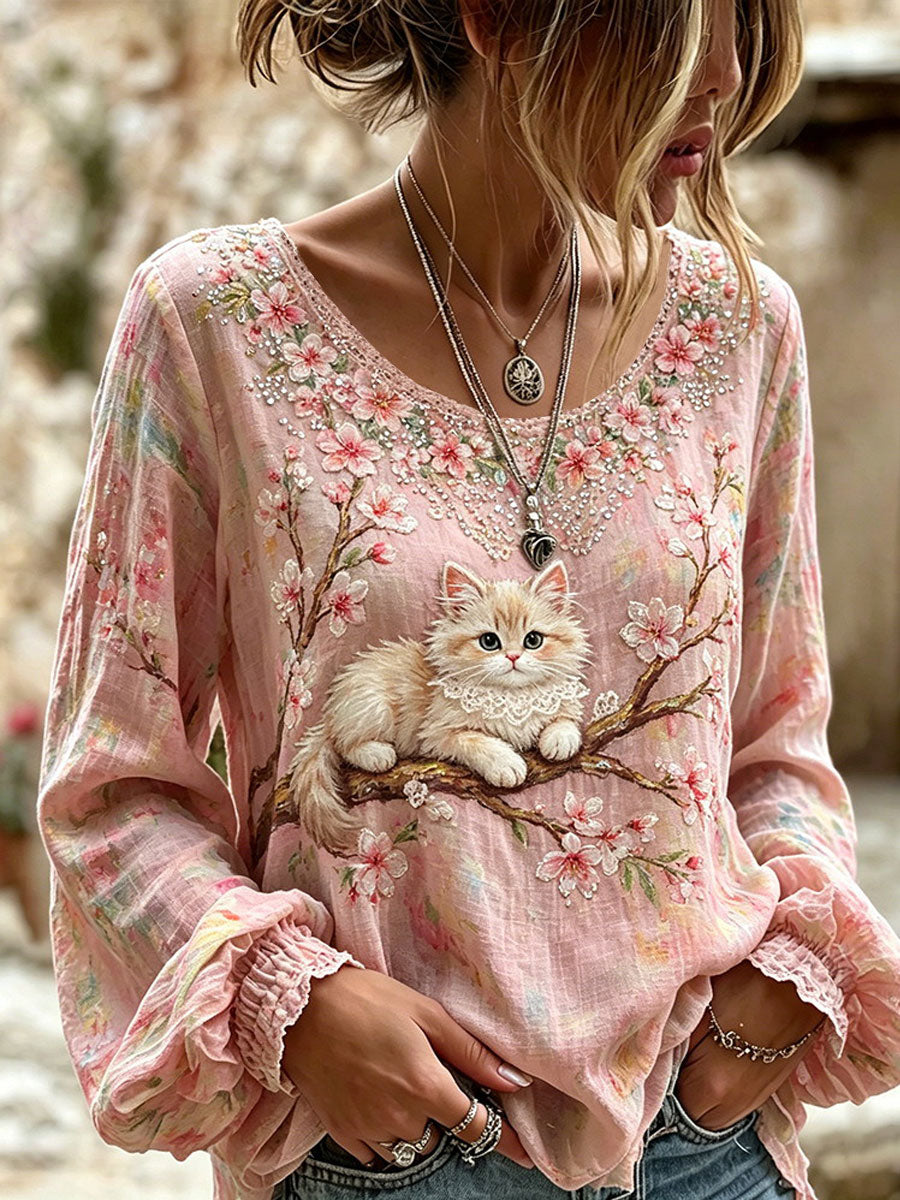 Women's Cotton-Linen Shirt