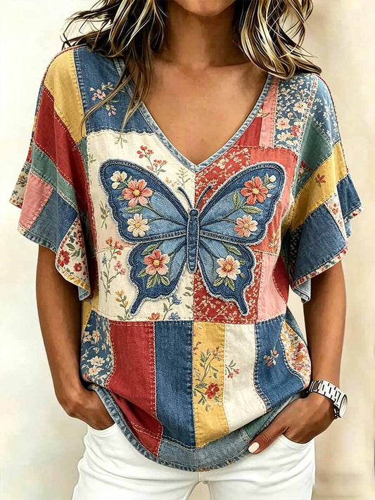 Women's Fashion Animal Art Pattern Print T-Shirt