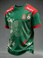 Men's Mexican Print Casual T-Shirt