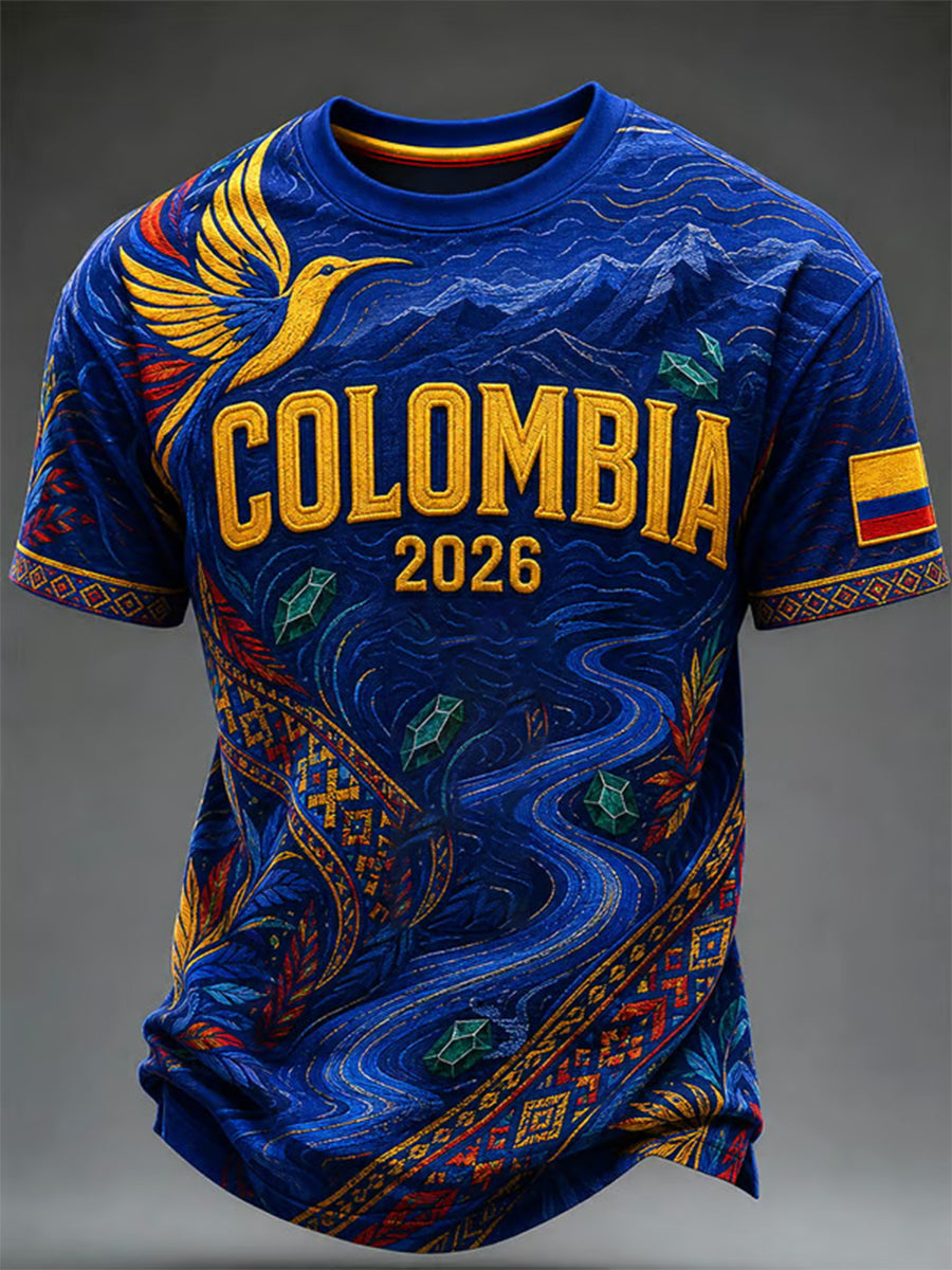 Colombian football casual unisex T-shirt