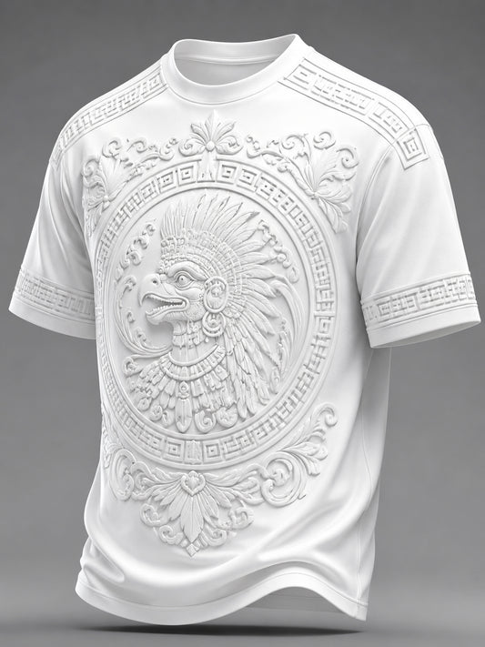 Mexican Aztec Totem Art Print T-Shirt