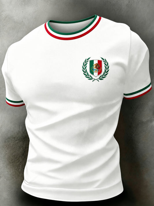Men's Mexican Aztec Totem Art Print T-Shirt