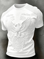 Men's Mexican Aztec Totem Art Print T-Shirt