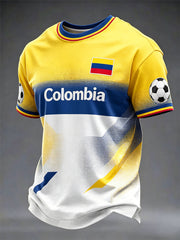 Colombia Football 2026 Casual Unisex T-Shirt