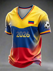 Colombia Football 2026 Casual Unisex T-Shirt