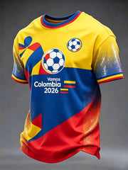 Colombia Football 2026 Casual Unisex T-Shirt