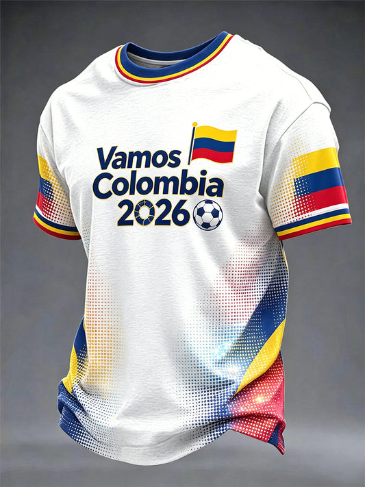 Colombia Football 2026 Casual Unisex T-Shirt