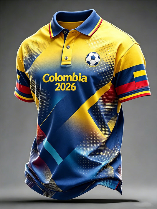 Colombia Football 2026 Casual Unisex T-Shirt