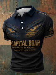 Men's Mexico Football Lover Printed Casual Tops