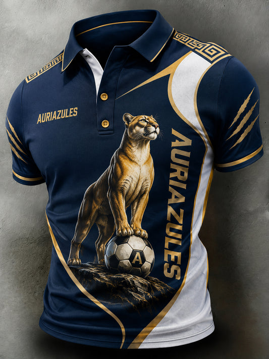 Men's Club Universidad Nacional (Pumas) Artistic Print Polo