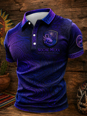Men's Mexico Proud Art Printed Casual Tops