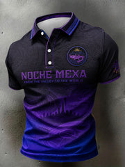 Men's Mexico Proud Art Printed Casual Tops