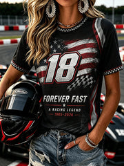 Women's Racing Legend Tribute Casual T-Shirt