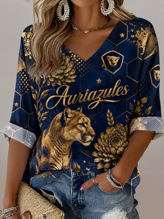 Women's Club Universidad Nacional (Pumas) Artistic Print Top