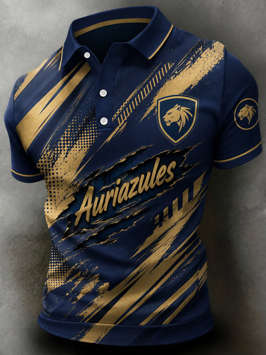 Men's Club Universidad Nacional (Pumas) Fan Art Print Polo Set