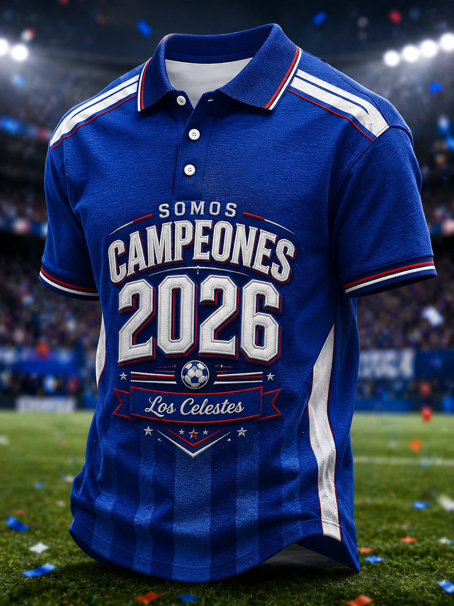 Men's 2026 Campeones Print Casual Shirt