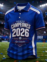 Men's 2026 Campeones Print Casual Shirt