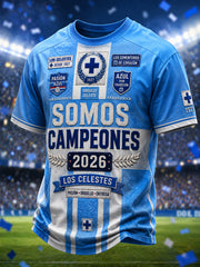 Men's 2026 Campeones Print Casual T-shirt