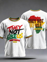 Men's Juneteenth They Not Like Us Since 1865 Print Tee