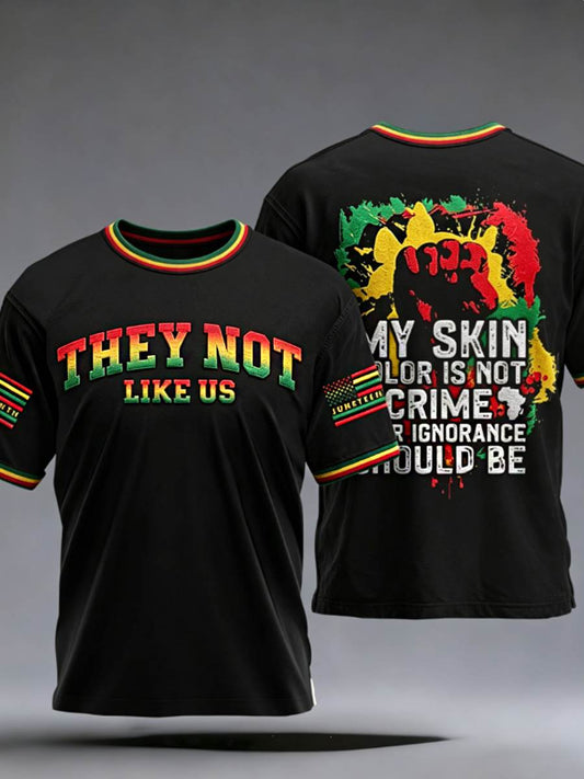 Men's Juneteenth They Not Like Us Since 1865 Print Tee