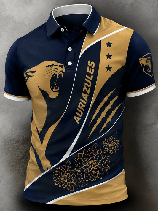 Men's Club Universidad Nacional (Pumas) Artistic Print Polo