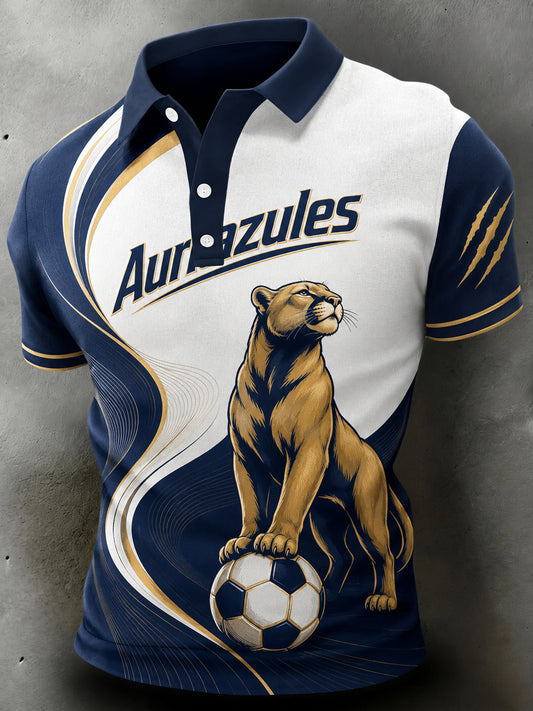 Men's Club Universidad Nacional (Pumas) Artistic Print Polo