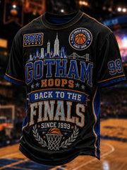 Men's Classic Basketball Fan Graphic T-shirt