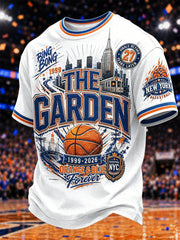 Men's Gift For Basketball Fans Print Casual Tee