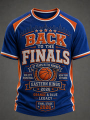 Men's Classic Basketball Fan Graphic T-shirt