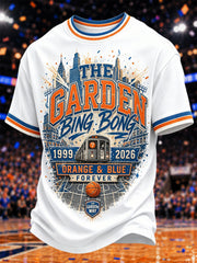 Men's Gift For Basketball Fans Print Casual Tee