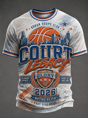 Men's New York Basketball Printed T-shirt