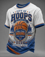 Men's New York Basketball Printed T-shirt