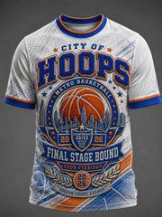 Men's New York Basketball Printed T-shirt