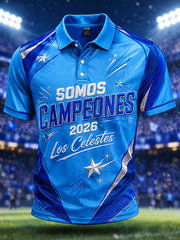 Men's 2026 Campeones Print Casual Shirt