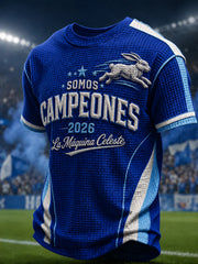 Men's 2026 Campeones Print Waffle T-Shirt