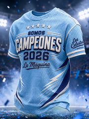 Men's 2026 Campeones Print Waffle T-Shirt