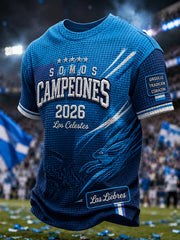 Men's 2026 Campeones Print Waffle T-Shirt