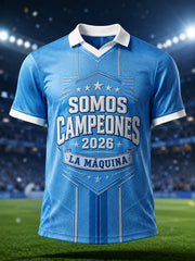 Men's 2026 Campeones Print Casual Shirt