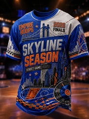 Men's Classic Basketball Fan Graphic T-shirt