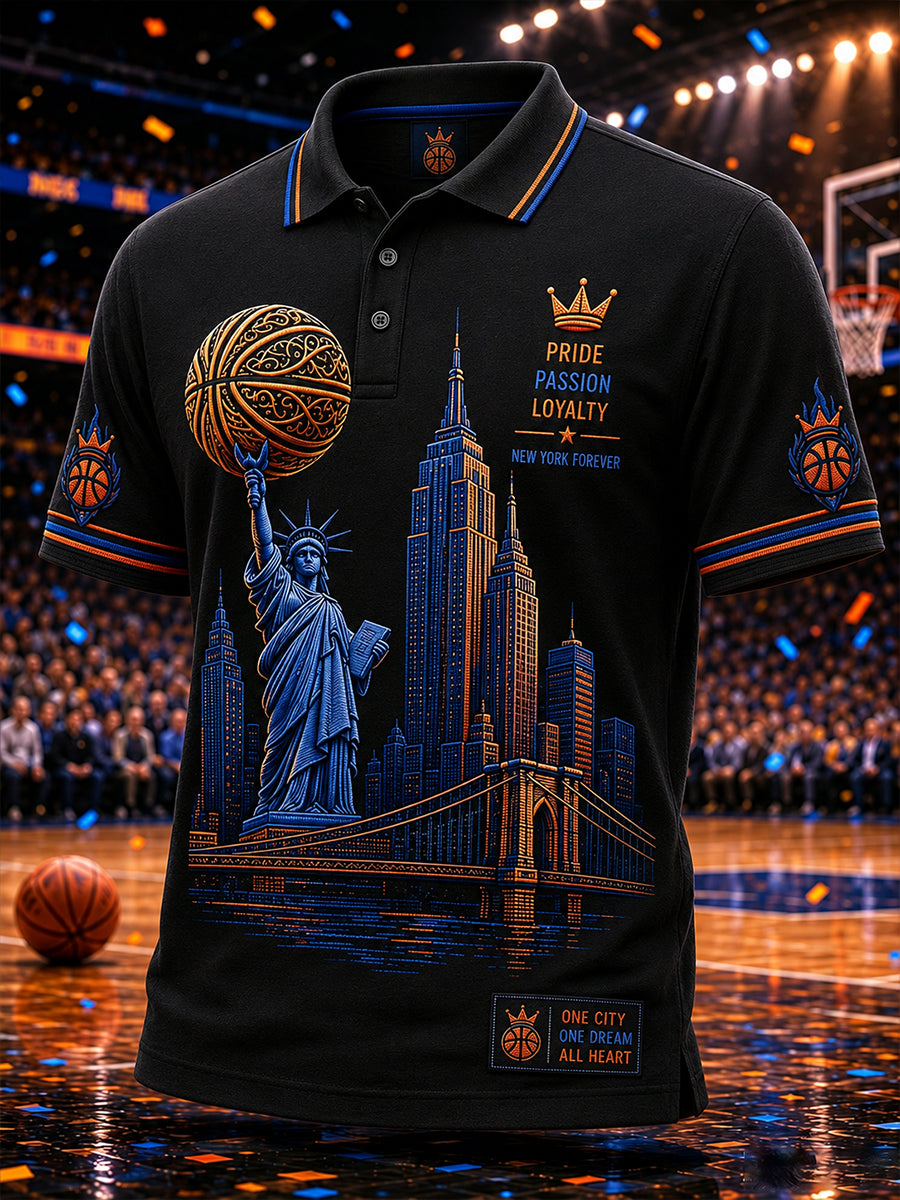 Men's Classic Basketball Fan Graphic Short Sleeve Top