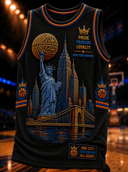 Men's Classic Basketball Fan Graphic Print Vest Top