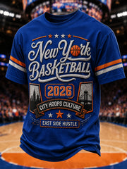 Men's Classic Basketball Fan Graphic T-shirt