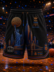 Men's Classic Basketball Fan Graphic Shorts
