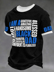 Men's “I Am A Black Dad” Father's Day Fun Casual T-shirt