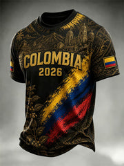 Colombia Football 2026 Casual Unisex T-Shirt