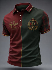 Men's Portuguese Football Print Casual Top